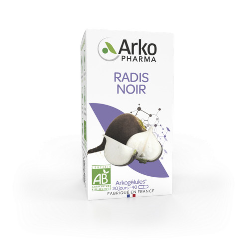 Arkopharma Arkogélules Radis Noir Bio 40 Gélules
