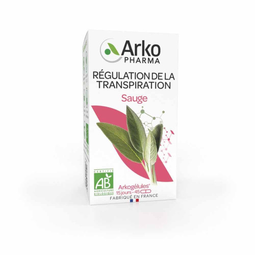 Arkopharma Arkogélules Sauge Bio 45 - Digestion et Ménopause