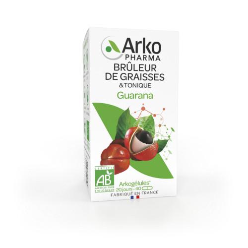 Arkopharma Arkogélules Guarana Bio 40 Gélules - Boost Energie
