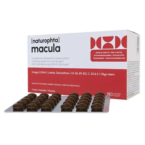 Horus Pharma NaturOphta Macula 180 Capsules - Soutien Vision