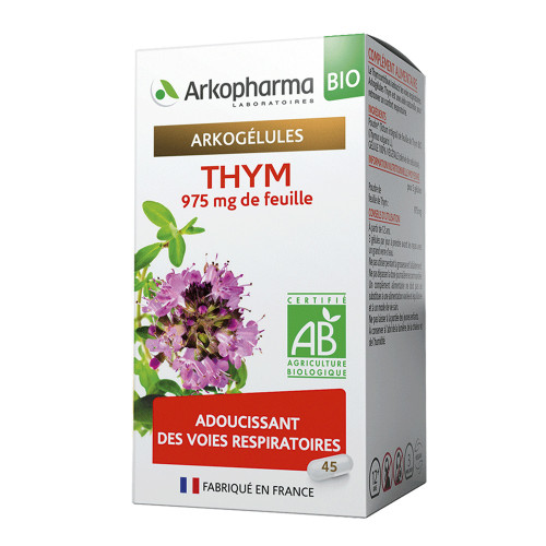 Arkopharma Arkogélules Thym Bio 45 - Confort Respiratoire