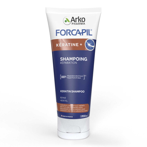 ARKOPHARMA Forcapil Shampooing Kératine 200ml - Renforce Cheveux