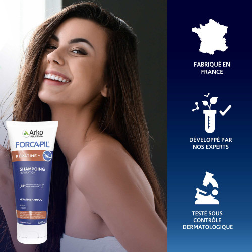 ARKOPHARMA Forcapil Shampooing Kératine 200ml - Renforce Cheveux
