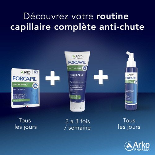 Arkopharma Forcapil Anti-Chute 3x30 Capsules - Cheveux Ongles