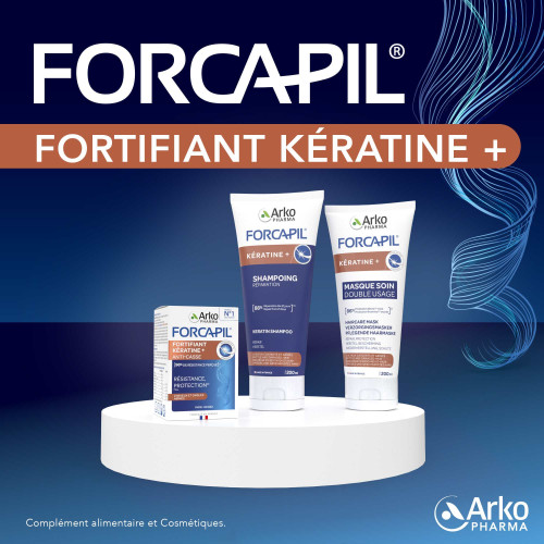 ARKOPHARMA Forcapil 180 Gélules: Cheveux Forts et Ongles Résistants