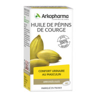 Arkopharma Huile Pépins Courge Bio 60 Capsules Confort Urinaire