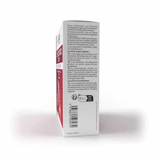 Arkopharma Cys-Control Fort: Confort Urinaire, 1 Boîte