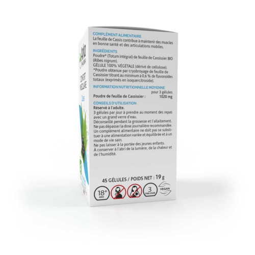 Arkopharma Arkogélules Cassis Bio 45 Gélules - Santé Articulaire