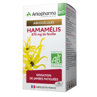 Arkopharma Arkogélules Hamamélis Bio 45 Gélules - Jambes Fatiguées