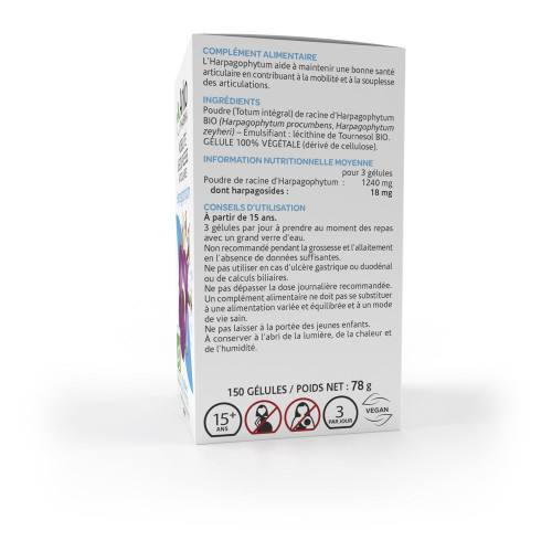 Arkogélules Harpagophytum Bio 150 - Santé Articulaire Optimale