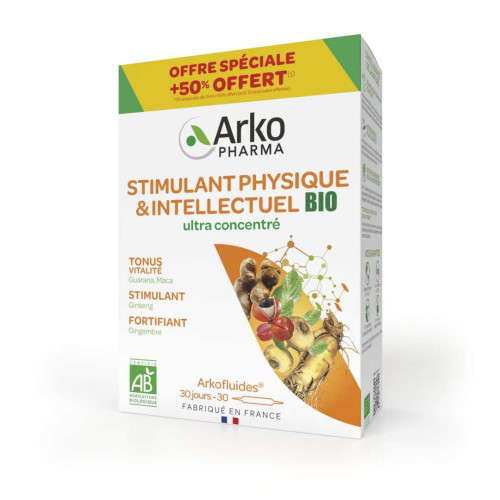 Arkopharma Arkofluides 30 Ampoules - Tonus Vitalité