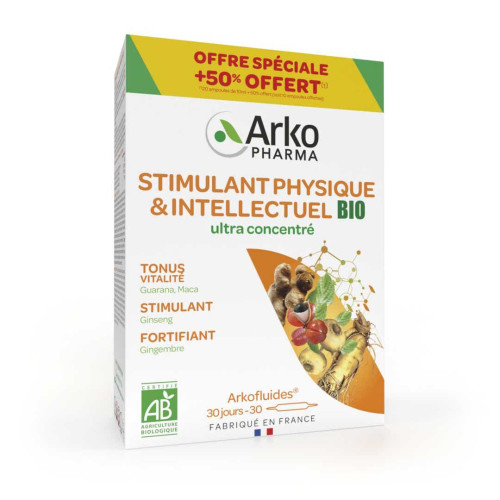 Arkopharma Arkofluides 30 Ampoules - Tonus Vitalité