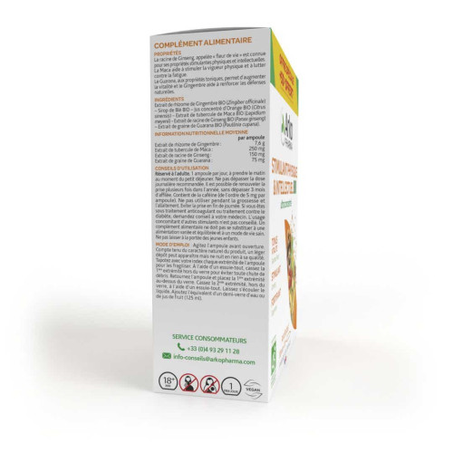 Arkopharma Arkofluides 30 Ampoules - Tonus Vitalité