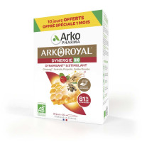 Arkoroyal Dynergie 30 Ampoules - Boost Energie Naturel
