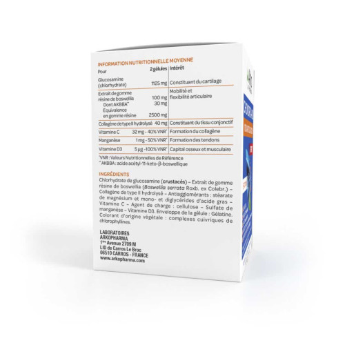 Arkopharma Chondro Aid 60 gélules - Santé Articulaire Optimale