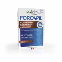 Arkopharma Forcapil Kératine+ 60 Gélules - Vitalité et Volume Cheveux