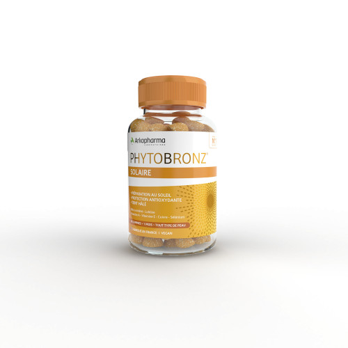 ARKOPHARMA Phytobronz 60 Gommes - Prépare et protège la peau