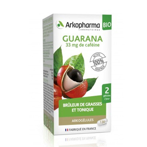 Arkopharma Arkogélules Guarana 130 Gélules - Brûleur Graisses Bio