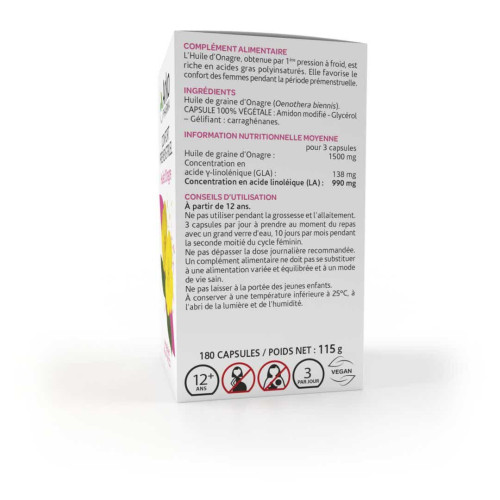 Arkopharma Arkogélules Huile d'Onagre 180G - Confort Prémenstruel