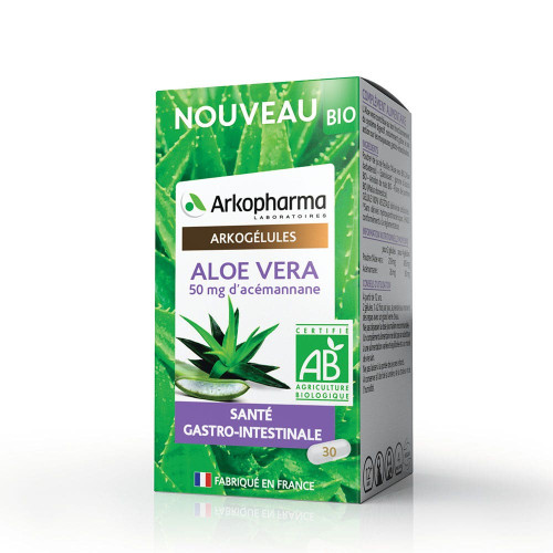Arkopharma Arkogélules Aloé Vera Bio 30 Gélules - Soutien Digestif