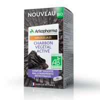 Arkogélules Charbon Végétal Bio 80G - Digestif, Anti-Ballonnements