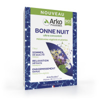 Arkopharma Arkofluides Bonne Nuit Bio 20 Ampoules - Sommeil Réparateur