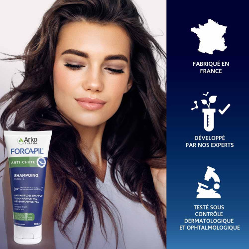ARKOPHARMA Forcapil Shampoing 200ml - Anti-Chute, Force et Densité