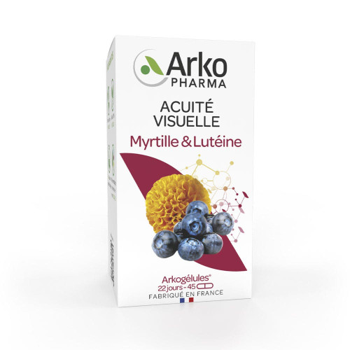 Arkopharma Myrtille Lutéine 45 Gélules - Confort Visuel Vegan