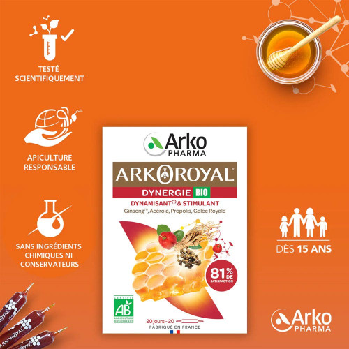 Arko Royal Dynergie Bio 20 Ampoules
