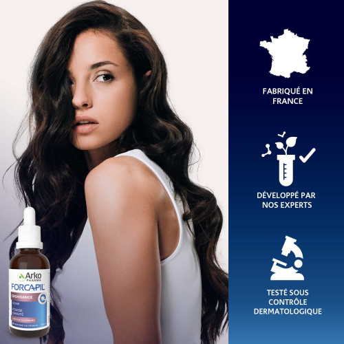FORCAPIL - Elixir Croissance - Pousse & Fortifie Cheveux Clairsemés, 50ml