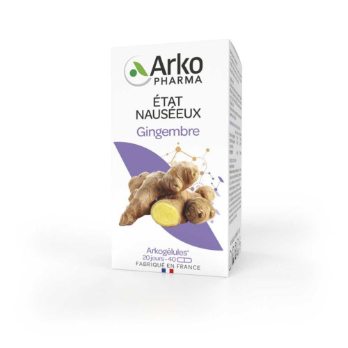 Arkopharma Arkogélules Gingembre 40 Gélules