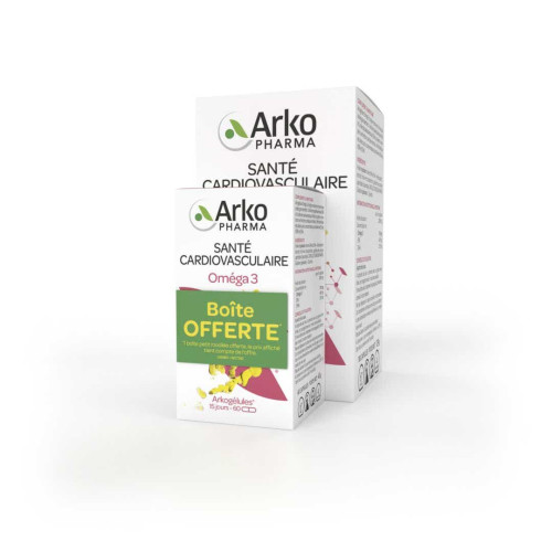 ARKOGELULES - Oméga 3 Origine Marine, 180 + 60 géules