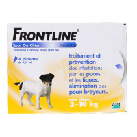 FRONTLINE Spot-On Chien 2 - 10 Kg Pipettes-5170