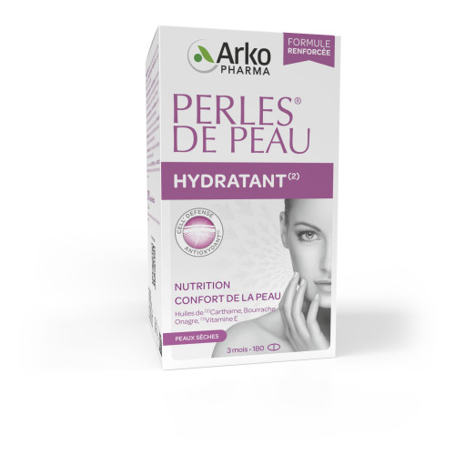 Perles de peau Hydratant 180 capsules