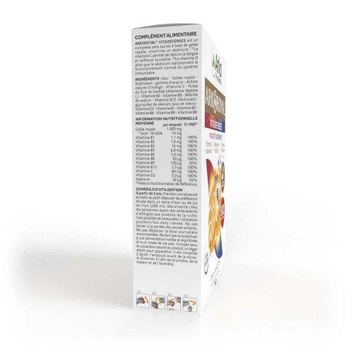 Arkoroyal Vitadéfenses ampoules 20 Ampoules