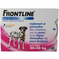 FRONTLINE Spot-On Chien 20 - 40 Kg Pipettes-5176