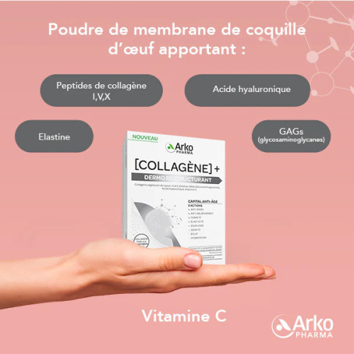 Arkopharma Collagène Dermo-Restructurant 60 Gélules Peau Ferme et Jeune