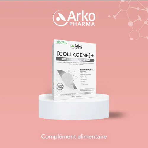 Arkopharma Collagène Dermo-Restructurant 60 Gélules Peau Ferme et Jeune