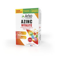 Arkopharma Azinc Vitalité 60+14 Gélules Réduit Fatigue et Renforce Immunité