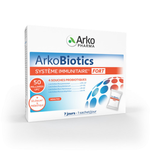 ARKOPHARMA ArkoBiotics Immunitaire 7 sachets Probiotiques Santé