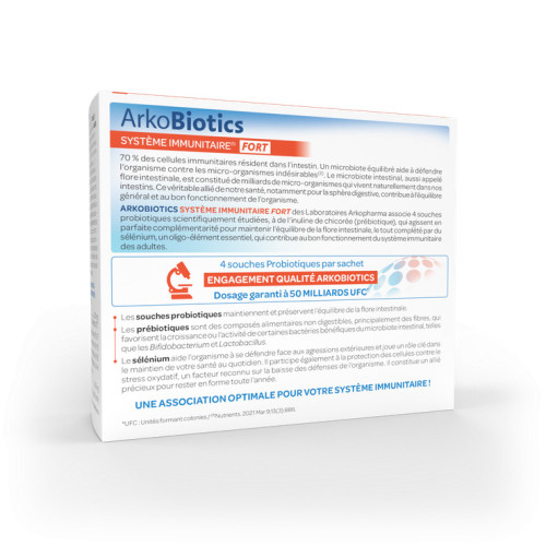 ARKOPHARMA ArkoBiotics Immunitaire 7 sachets Probiotiques Santé