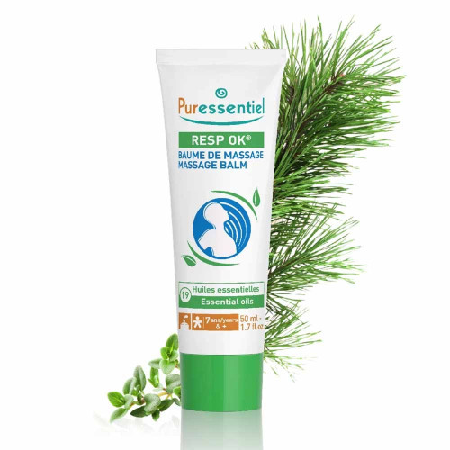 Puressentiel Respiratoire Baume 50mL - Apaise Voies Respiratoires