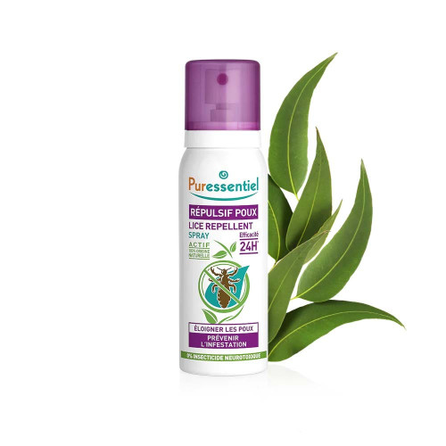 Puressentiel Répulsif Poux Spray 75ml - Prévention naturelle