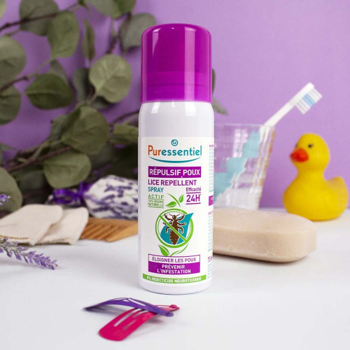 Puressentiel Répulsif Poux Spray 75ml - Prévention naturelle