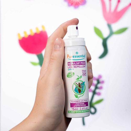 Puressentiel Répulsif Poux Spray 75ml - Prévention naturelle