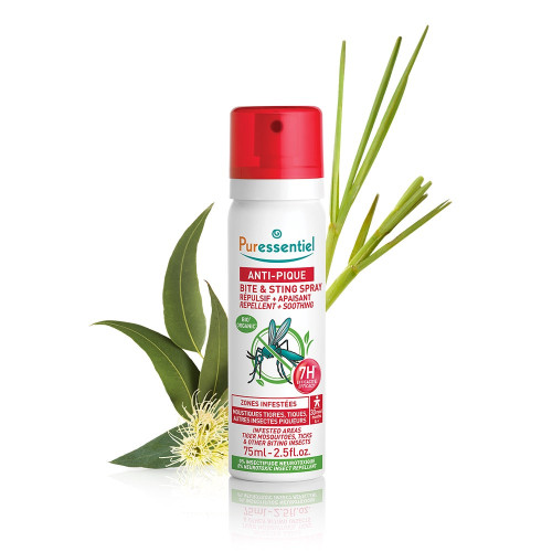 Puressentiel Anti-Pique 75ml - Protection 7h, Répulsif Apaisant