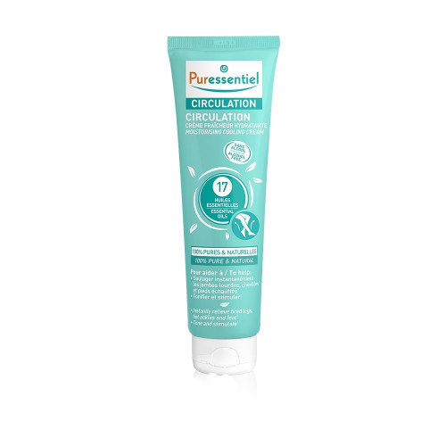 Puressentiel Circulation Crème 100mL - Soulage Jambes Lourdes
