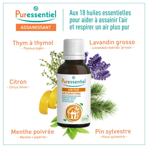 Puressentiel Diffuse Air Pur 30ml - Assainit et Désinfecte l'Air