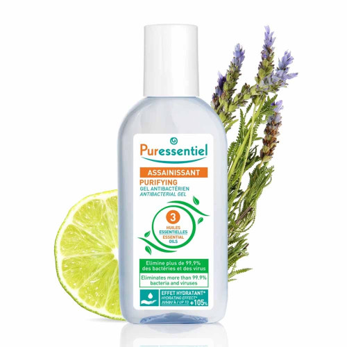 Gel alcool 3 huiles essentielles - 80 ml