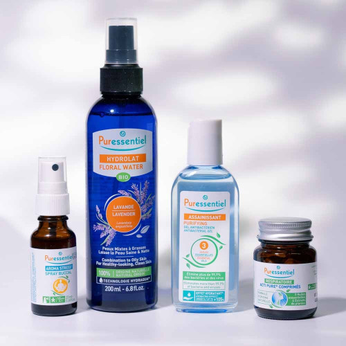 Gel alcool 3 huiles essentielles - 80 ml